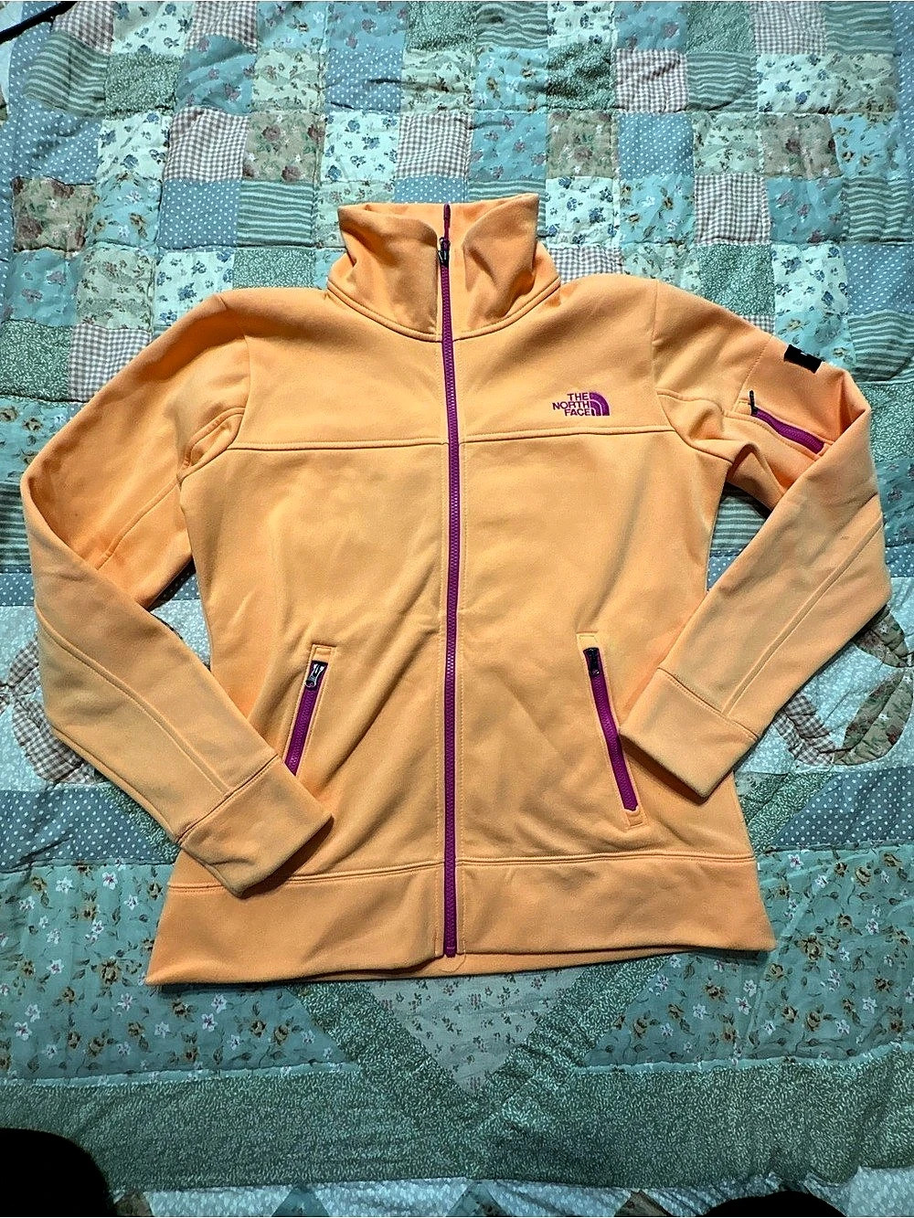 The North Face Kyoshi Orange Full-Zip Jacket